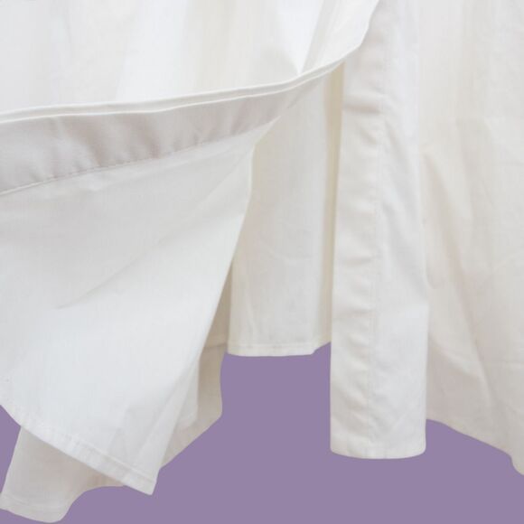NEW Eloquii white Puff Sleeve Button Down Dress, 16 - Picture 15 of 15